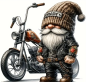 Preview: Diamond Painting Biker Gnome